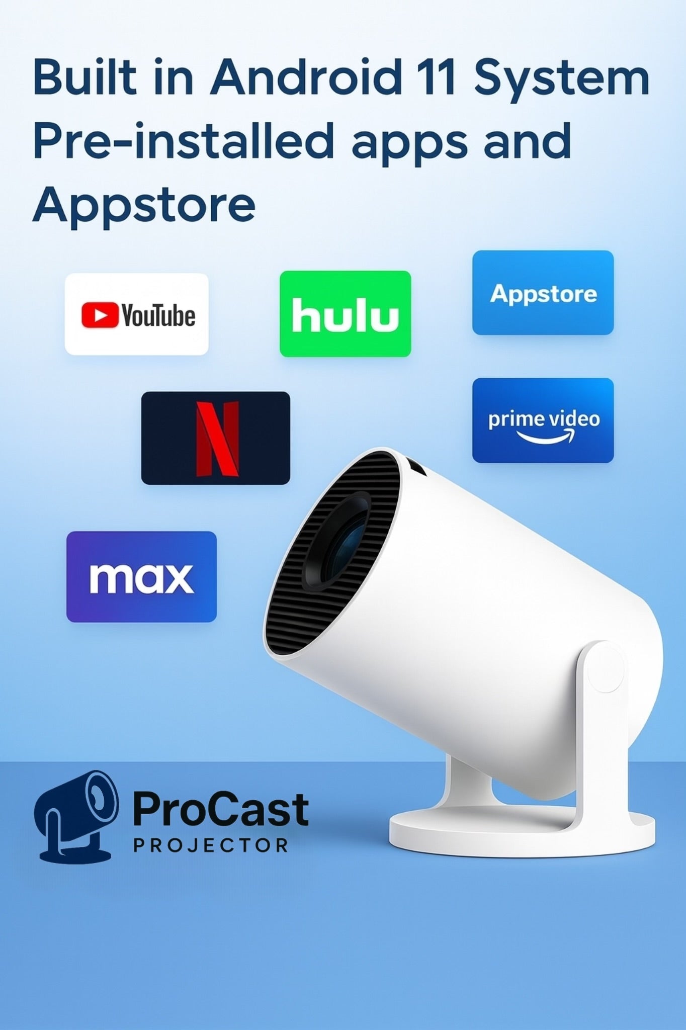 #1 Mini Smart Projector by ProCast