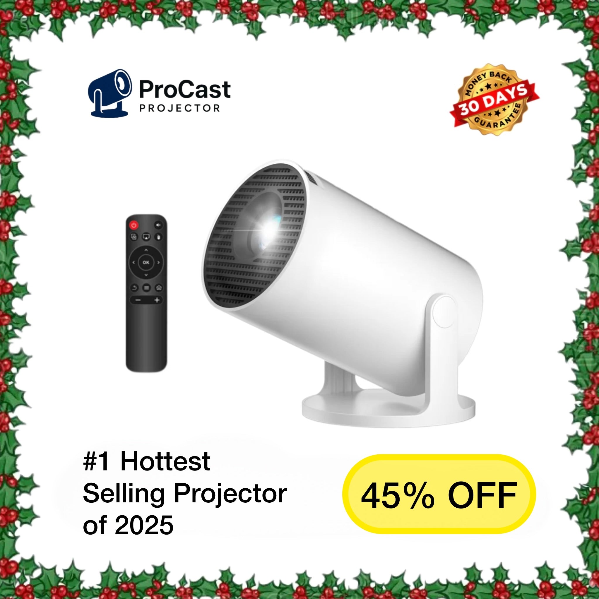 #1 Mini Smart Projector by ProCast